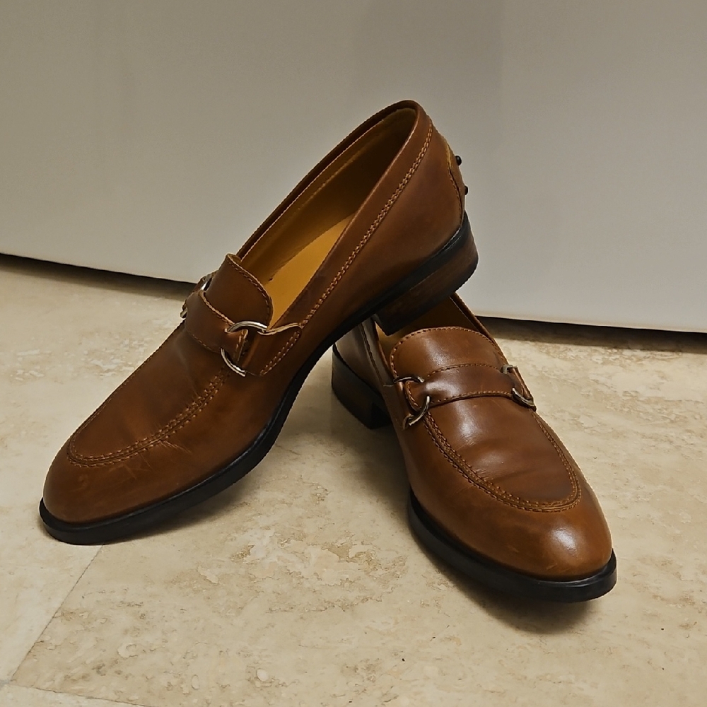 TOD'S LADIES Brown Leather Slip-On Loafers